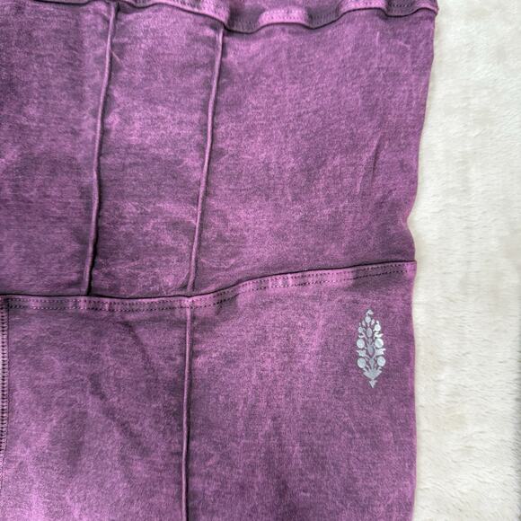 Free People Movement Good Karma Jumpsuit Washed Purple Women’s Size XS/S - Picture 4 of 9